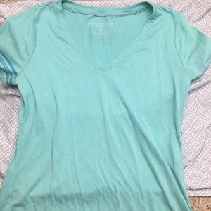 Super cute beautiful blue tee